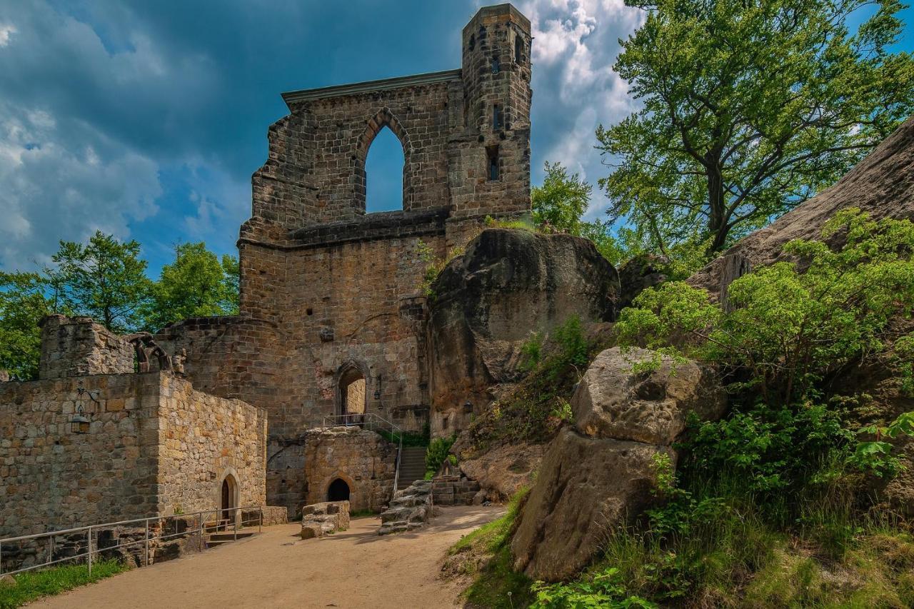 Ferienwohnung Wohlfühlzeit im Zittauer Gebirge Exterior foto