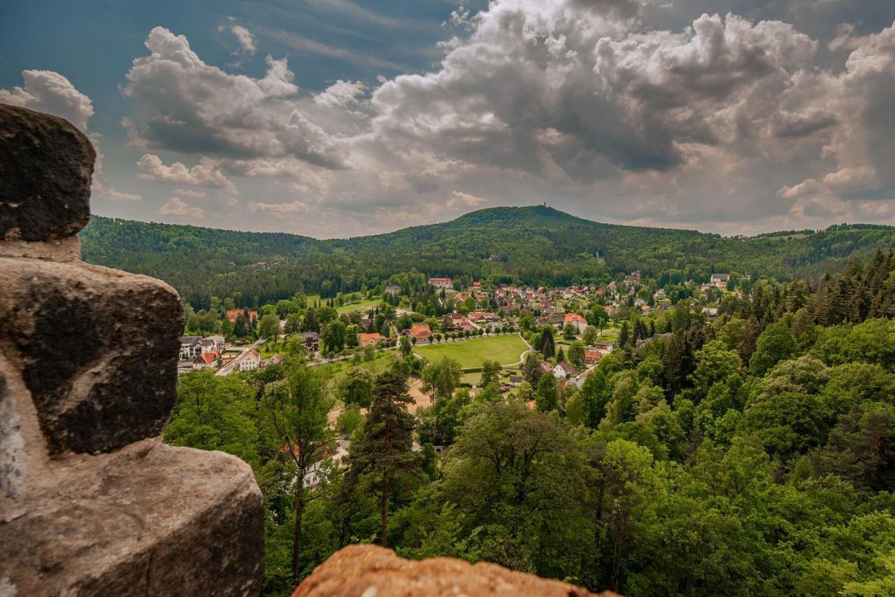 Ferienwohnung Wohlfühlzeit im Zittauer Gebirge Exterior foto
