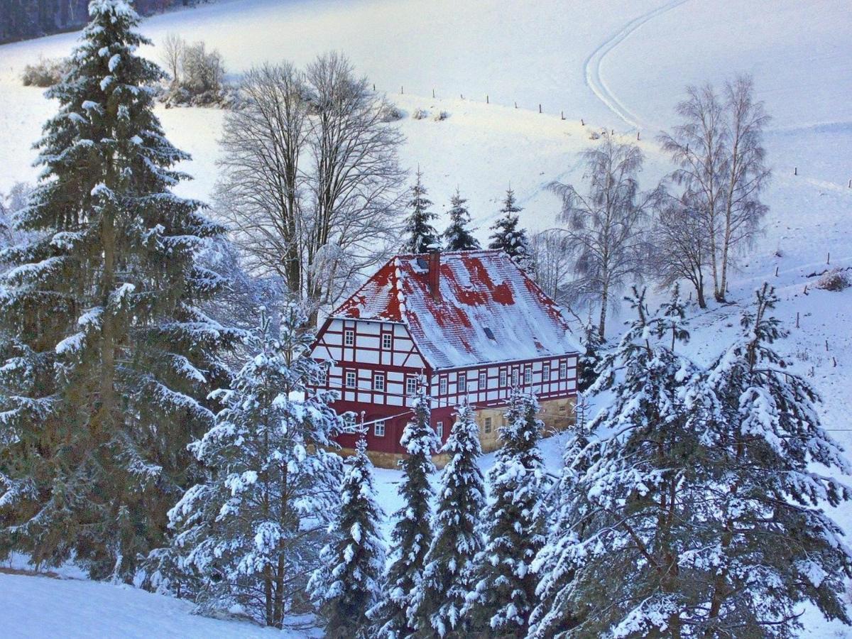 Ferienwohnung Wohlfühlzeit im Zittauer Gebirge Exterior foto